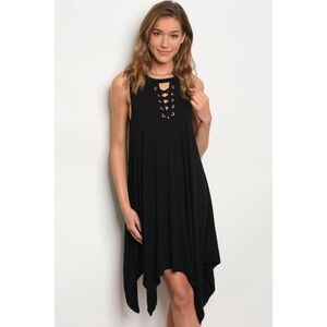 🆕black handkerchief dress